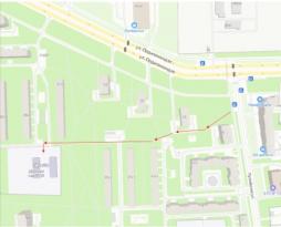 Схема пути движения к объекту от ближайших остановок общественного транспорта:

1 корпус: проспект Юрия Гагарина, дом 40, лит. А