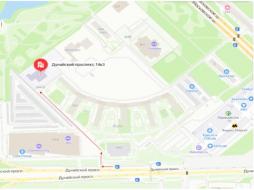 Схема пути движения к объекту от ближайших остановок общественного транспорта:

2 корпус: 196158, Санкт-Петербург, Дунайский проспект, дом 14, корп. 3, стр. 1